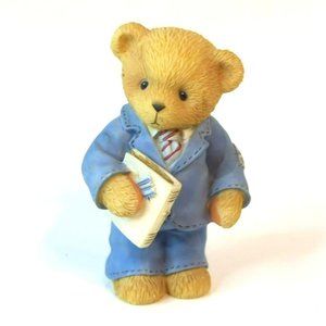 Cherished Teddies 1999 Boy Bear With Bible Figurine 476927 Heaven Has Blessed